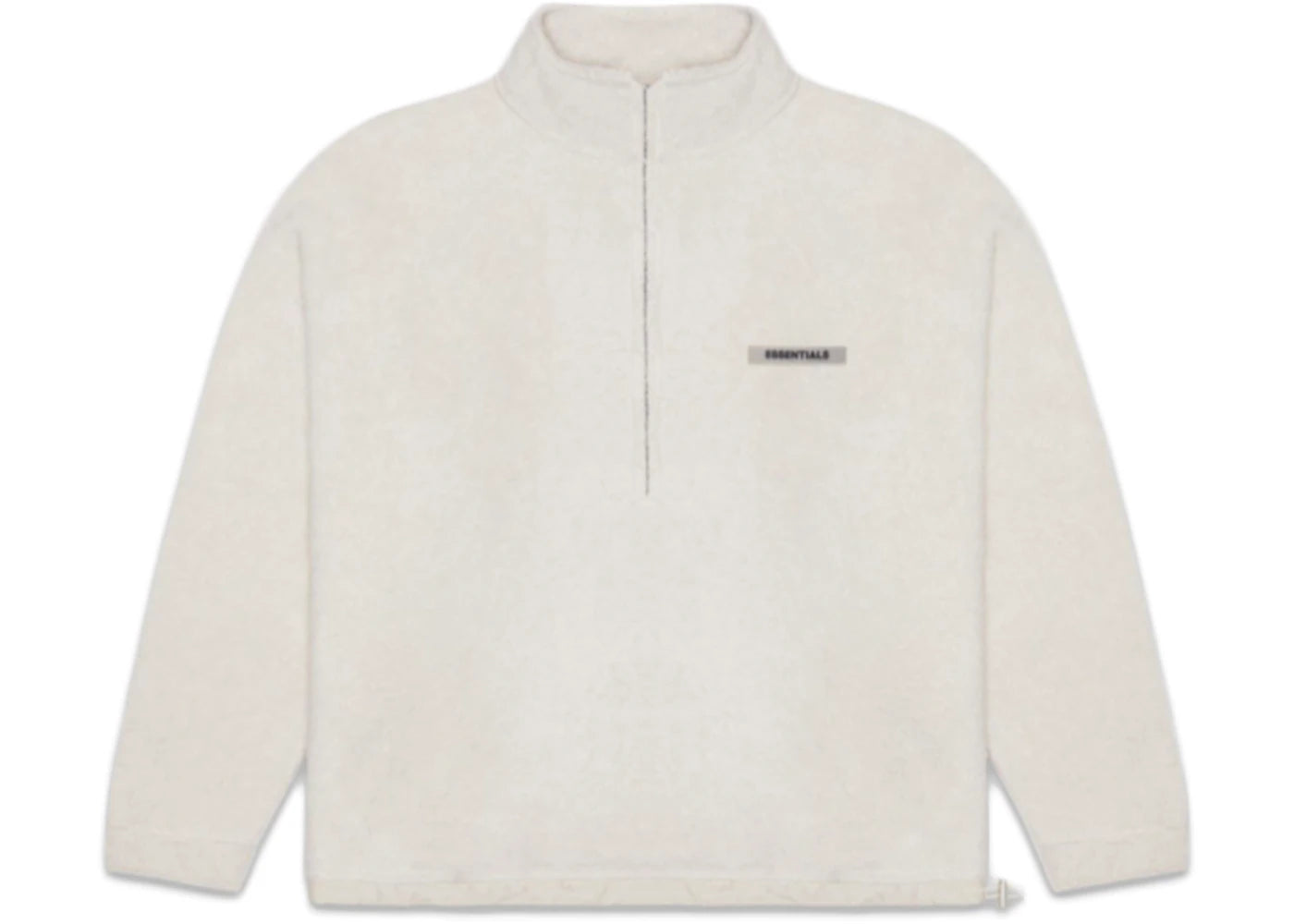 Fear of God Essentials Polar Fleece Half-Zip Sweater Oatmeal/Oatmeal Heather/Light Heather Oatmeal