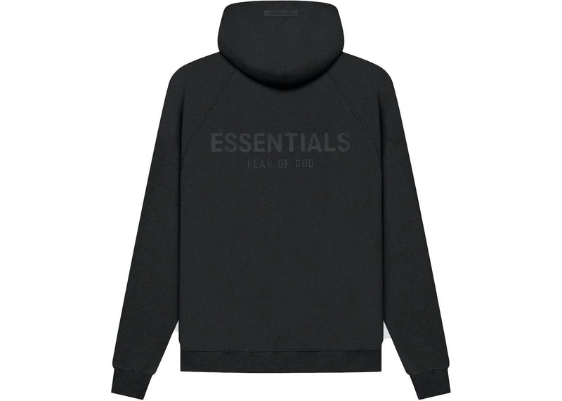 Fear of God Essentials Pull-Over Hoodie (SS21) Black/Stretch Limo - Side Kicks