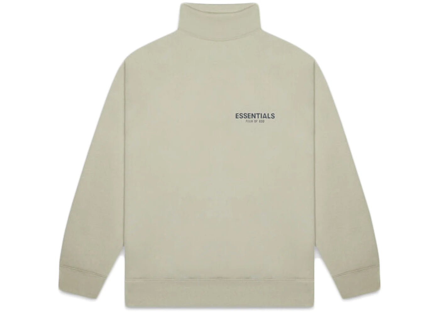 Fear of God Essentials Pull-over Mockneck Sweatshirt Moss