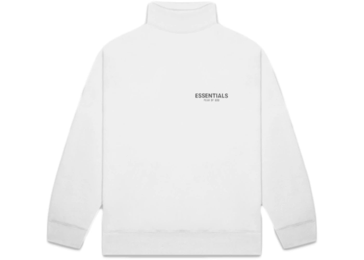 Fear of God Essentials Pull-over Mockneck Sweatshirt White