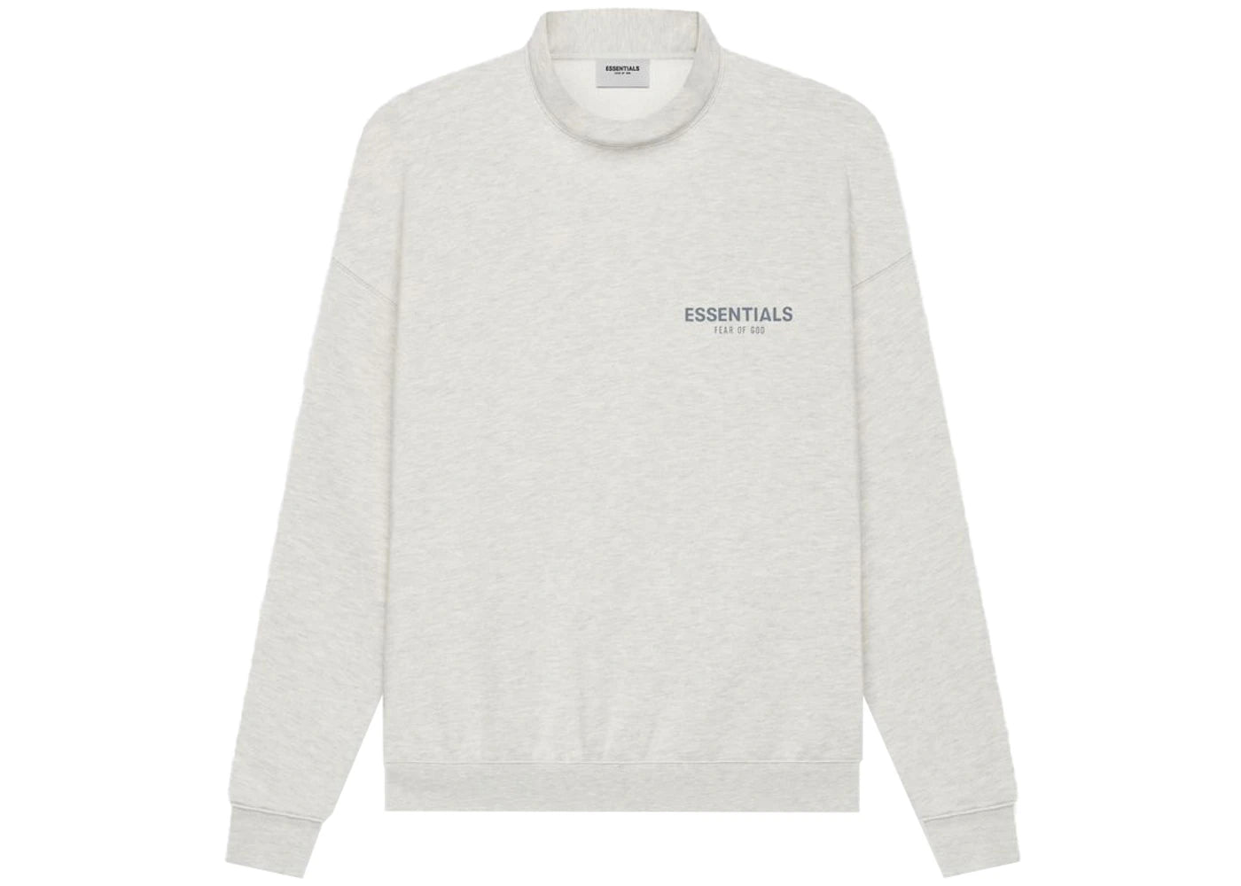 Fear of God Essentials Pullover Mockneck Light Heather Oatmeal