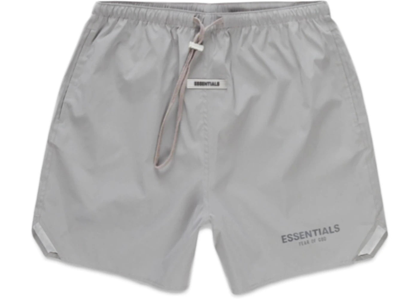 Fear of God Essentials Volley Shorts Silver Reflective