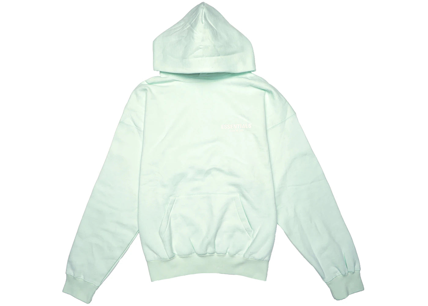 Fear of God Essentials Logo Pullover Hoodie Mint