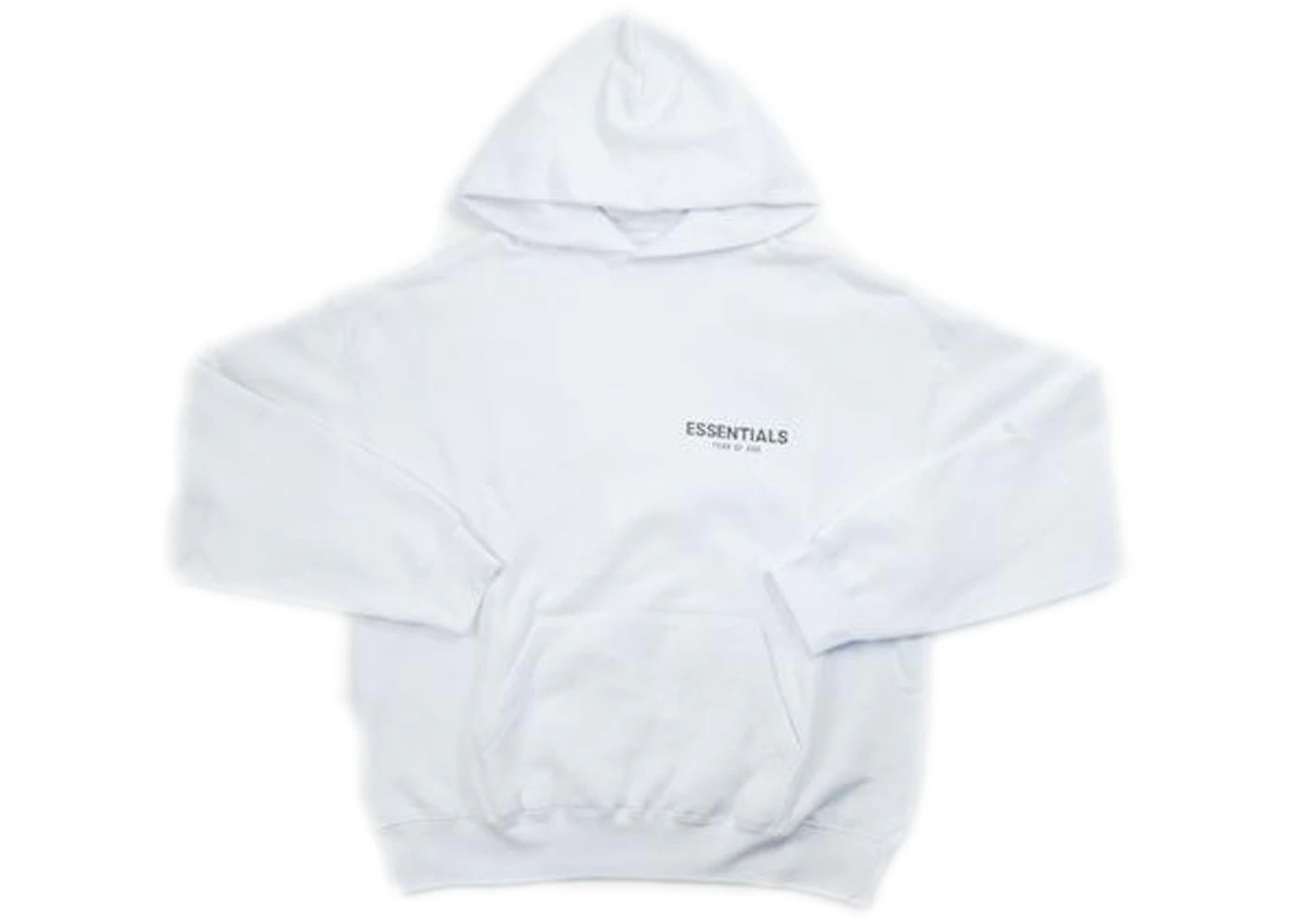 Fear of God Essentials Logo Pullover Hoodie (SS19) White