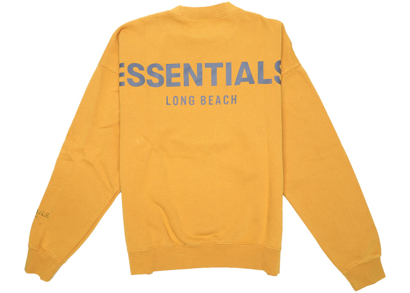 Fear of God Essentials Long Beach 3M Crewneck Gold