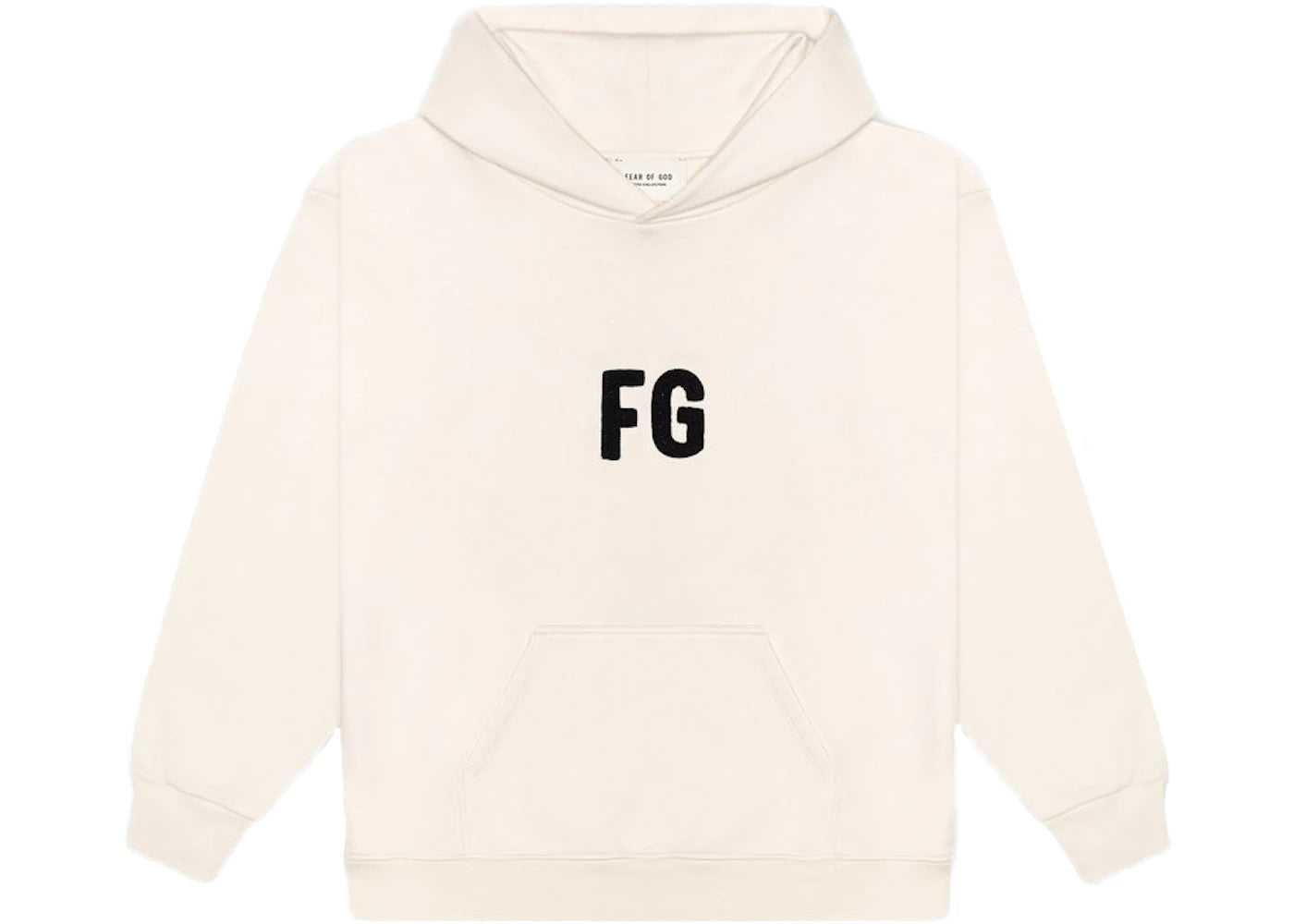 Fear of God Everyday 'FG' Hoodie Cream/Black