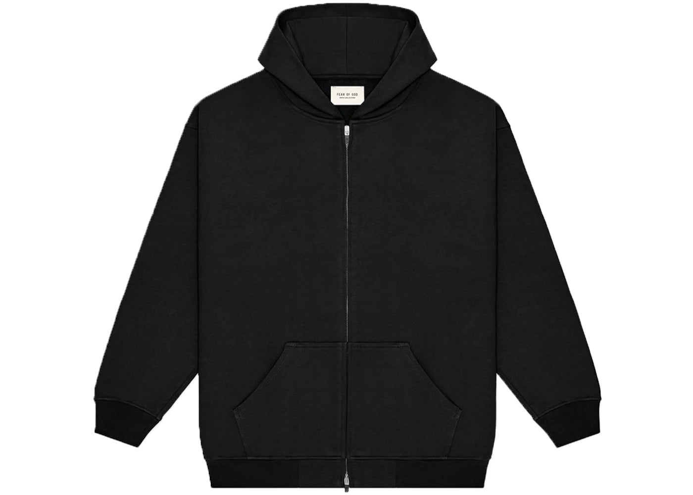 Fear of God Everyday Full Zip Hoodie Vintage Black