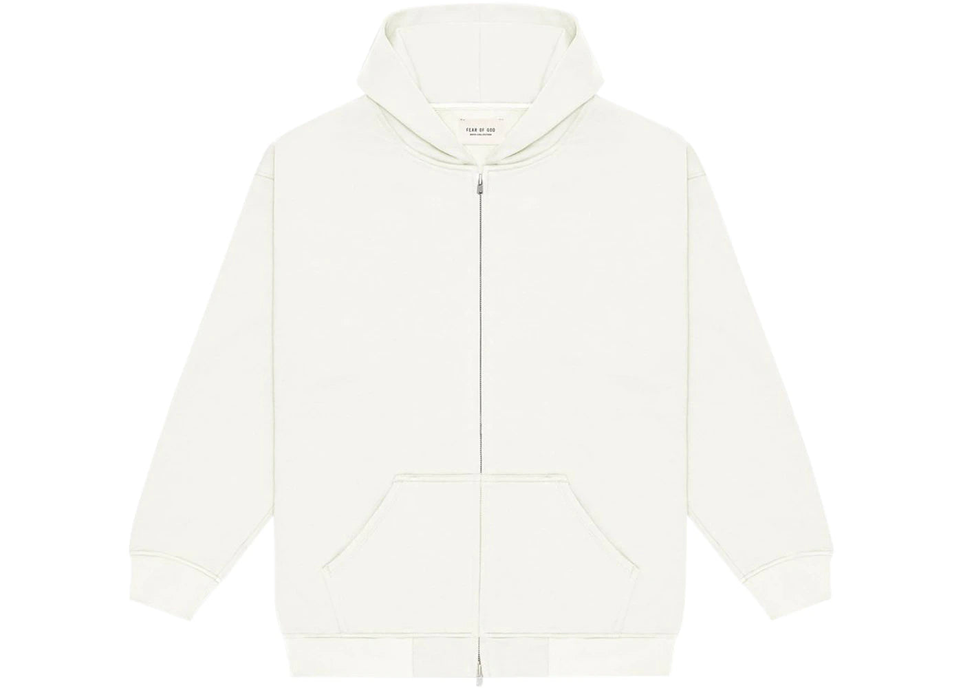 FEAR OF GOD Everyday Full Zip Hoodie White