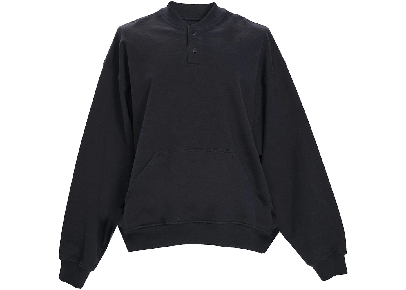 Fear of God Everyday Henley Sweatshirt Vintage Black