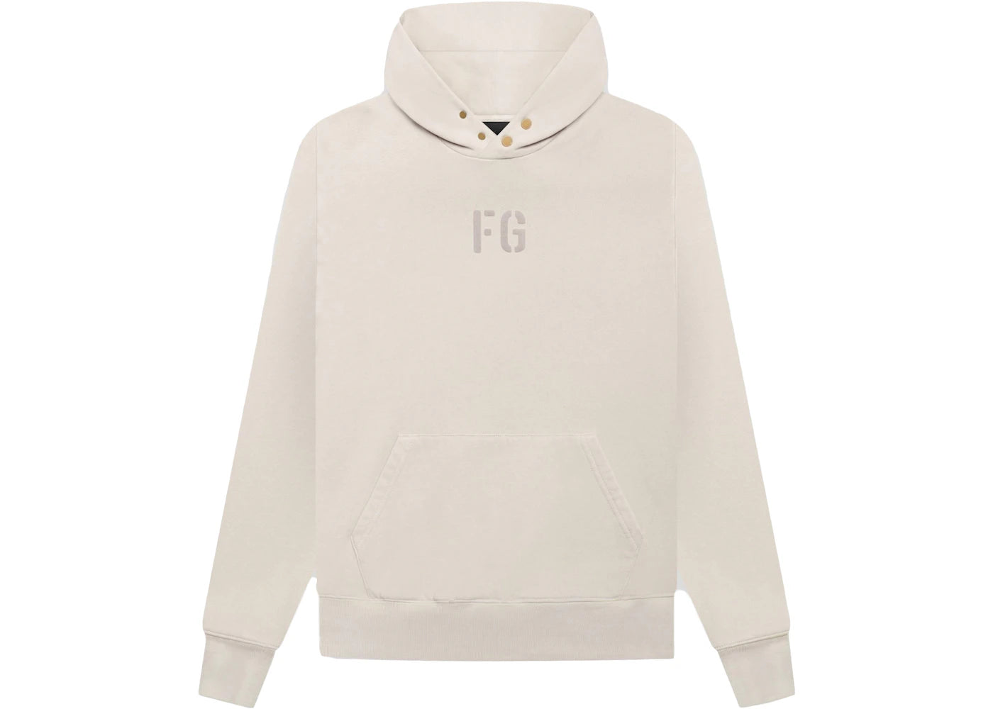 Fear of God FG Hoodie Vintage Concrete White