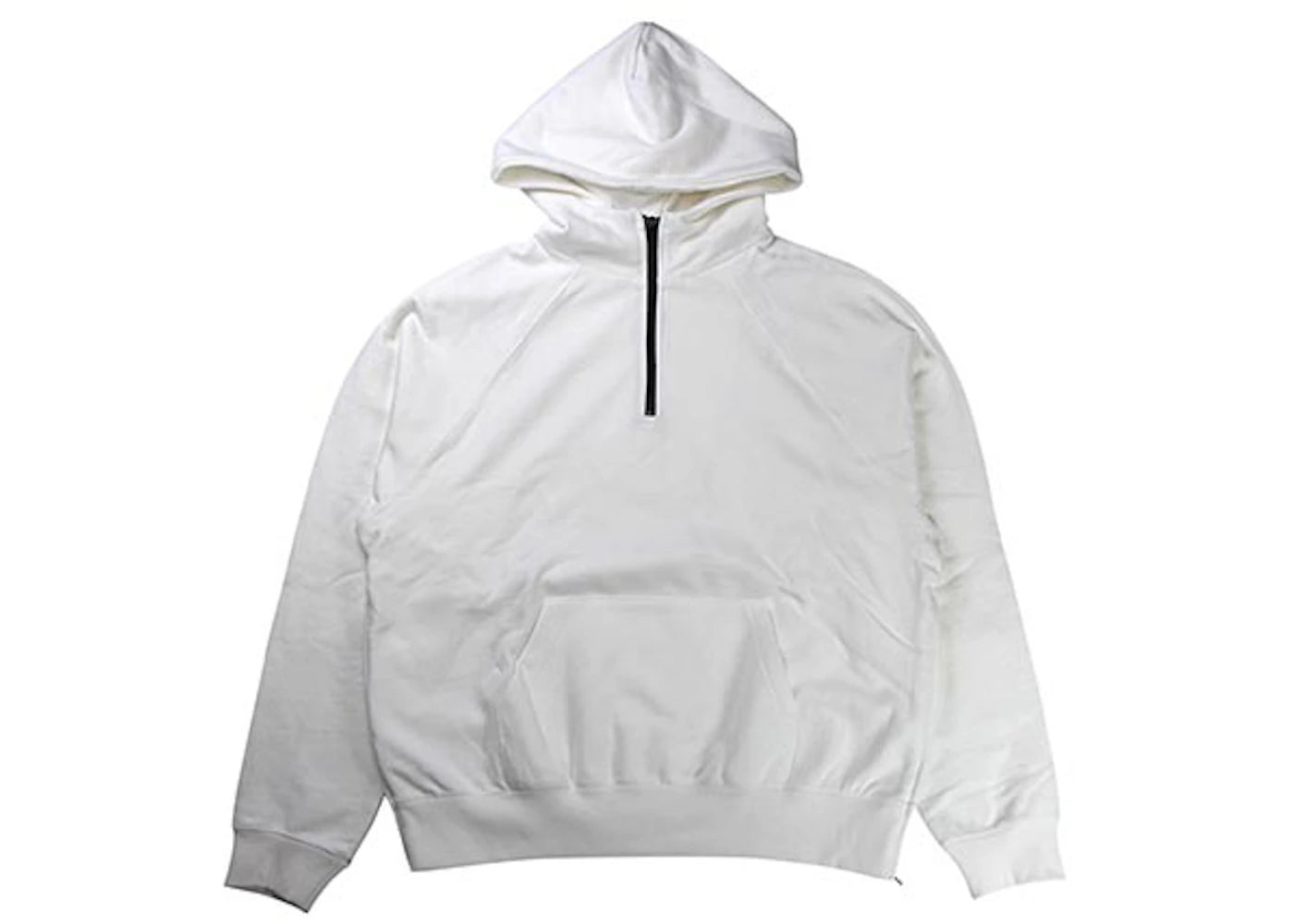 Fear of God FOG Essentials Half Zip Pullover Hoodie White