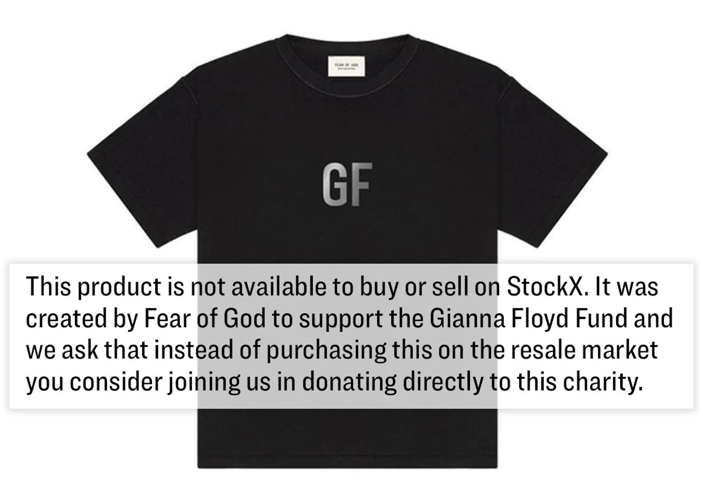 FEAR OF GOD GF T-Shirt Black
