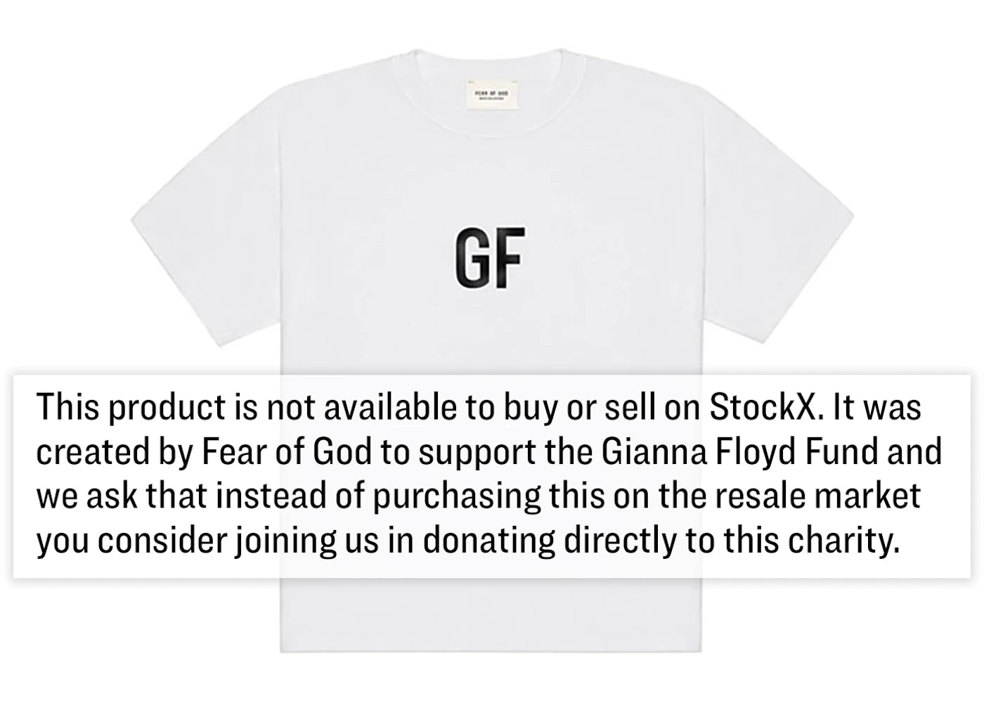 FEAR OF GOD GF T-Shirt White