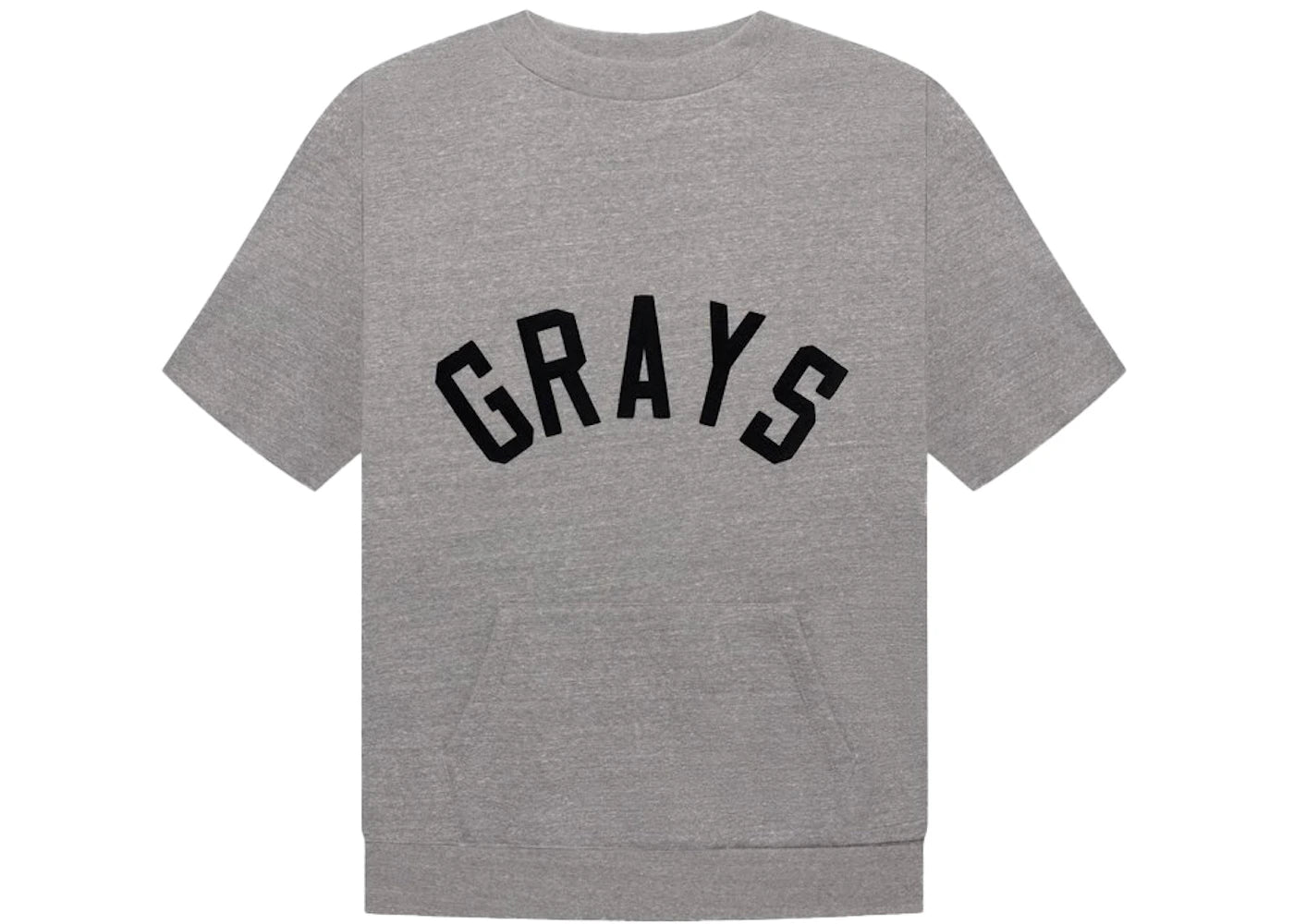 Fear of God Grays 3/4 Sleeve Sweatshirt Dark Heather Grey