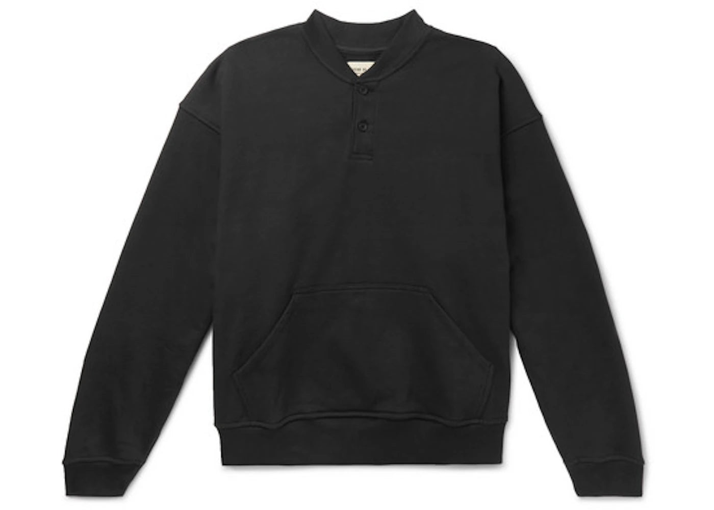 Fear of God Henley Sweatshirt Black