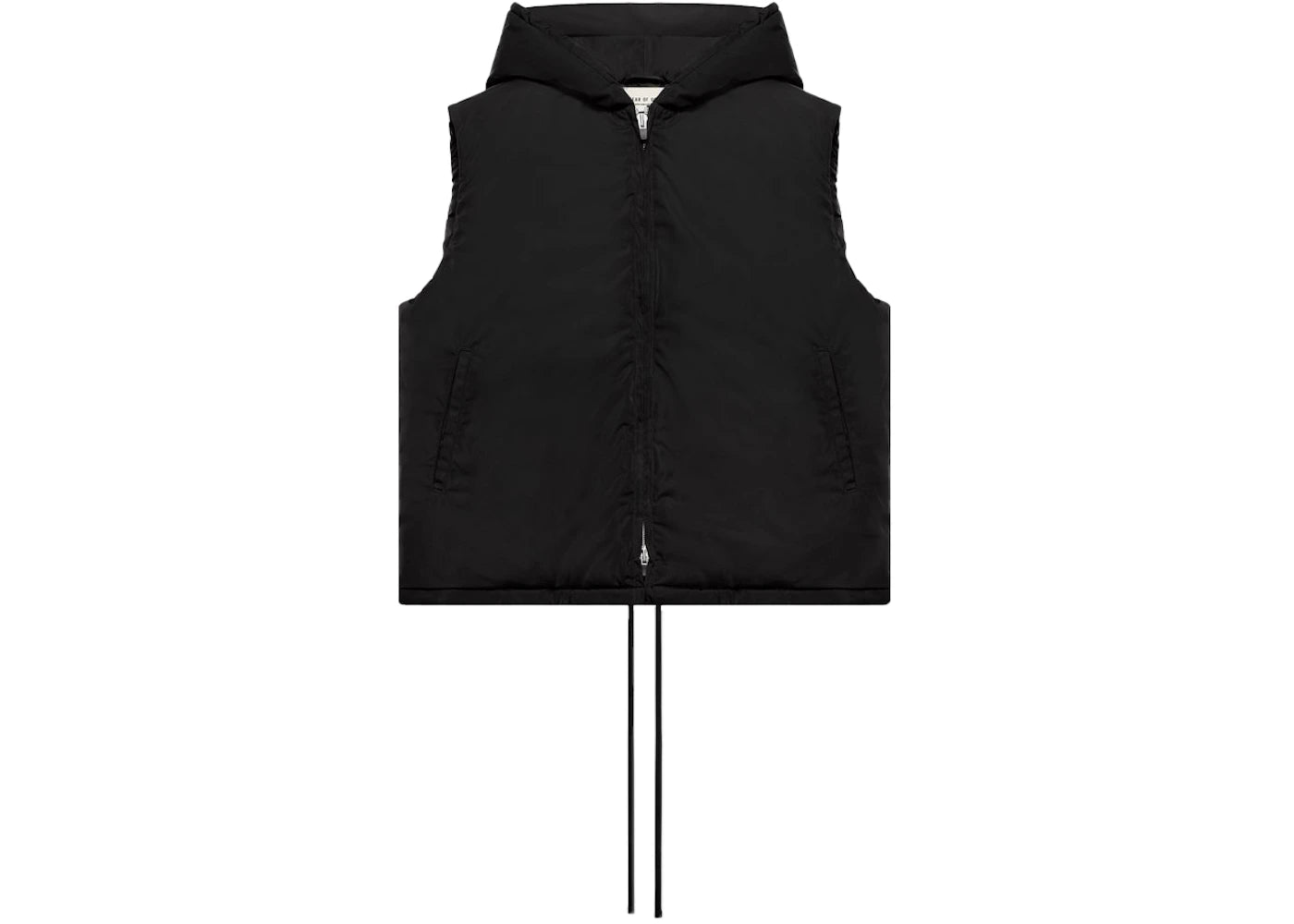 Fear of God Hooded Nylon Vest Black