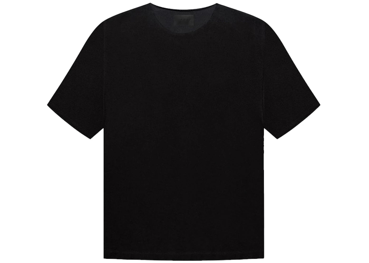 Fear of God Inside Out Terry Tee Black