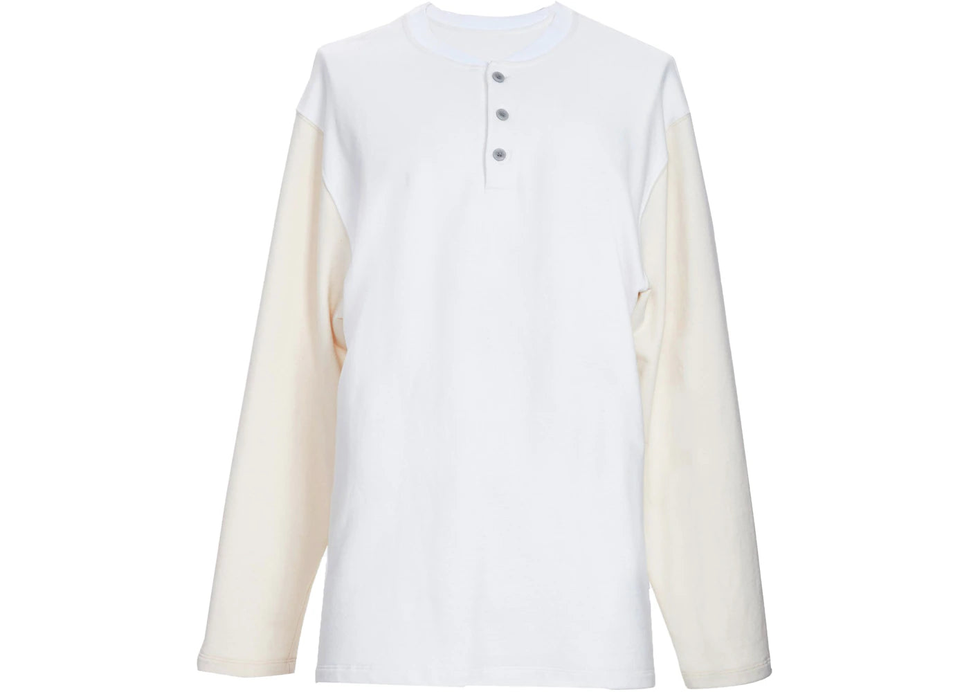 FEAR OF GOD L/S Henley T-shirt White/Cream