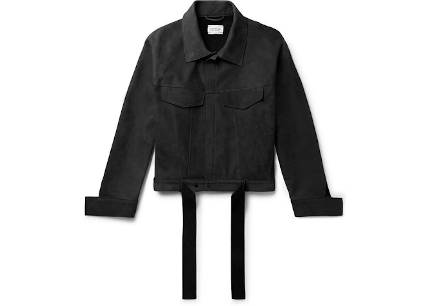 Fear of God Nubuck Trucker Jacket Black