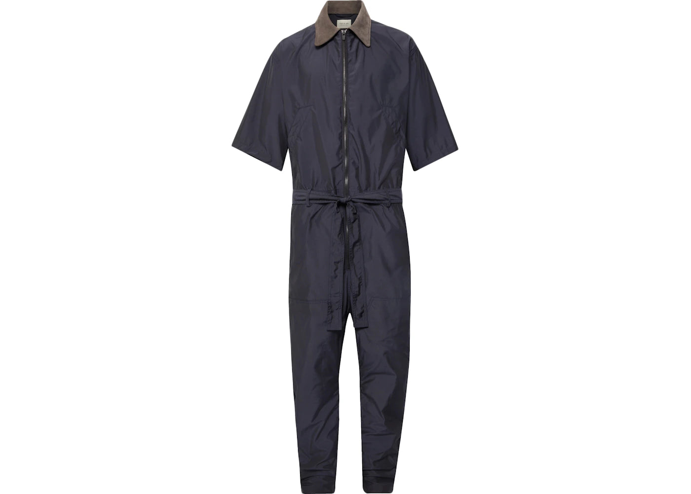 FEAR OF GOD Nylon Belted Jumpsuit Navy