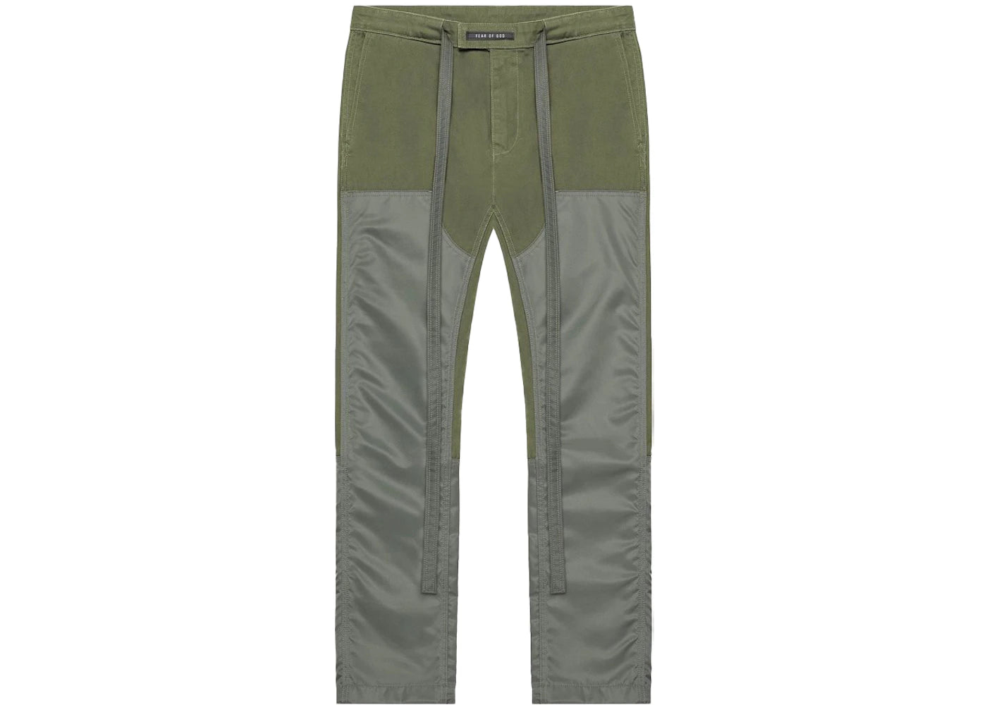 Fear of God Nylon Canvas Double Front Work Pants Army Green