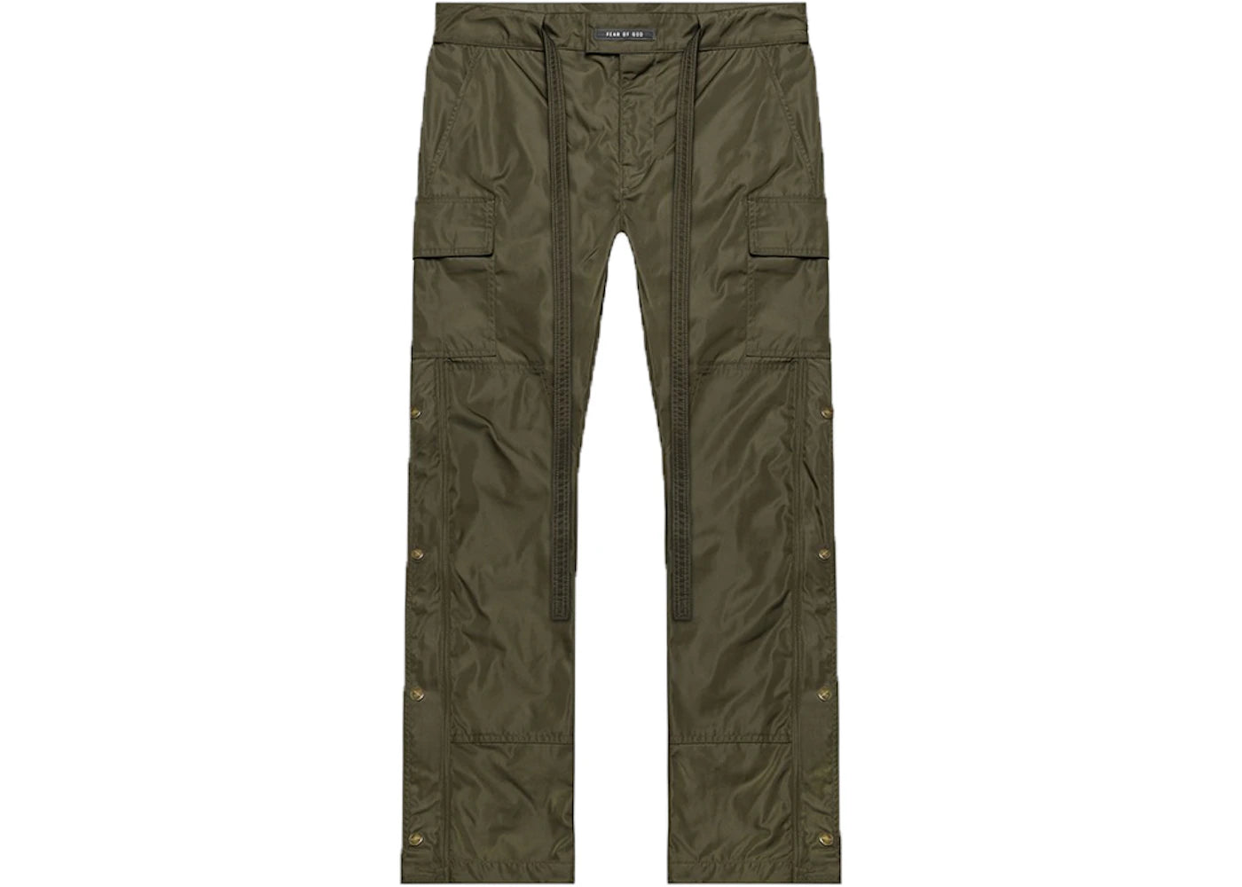 Fear of God Nylon Cargo Pants Olive Green