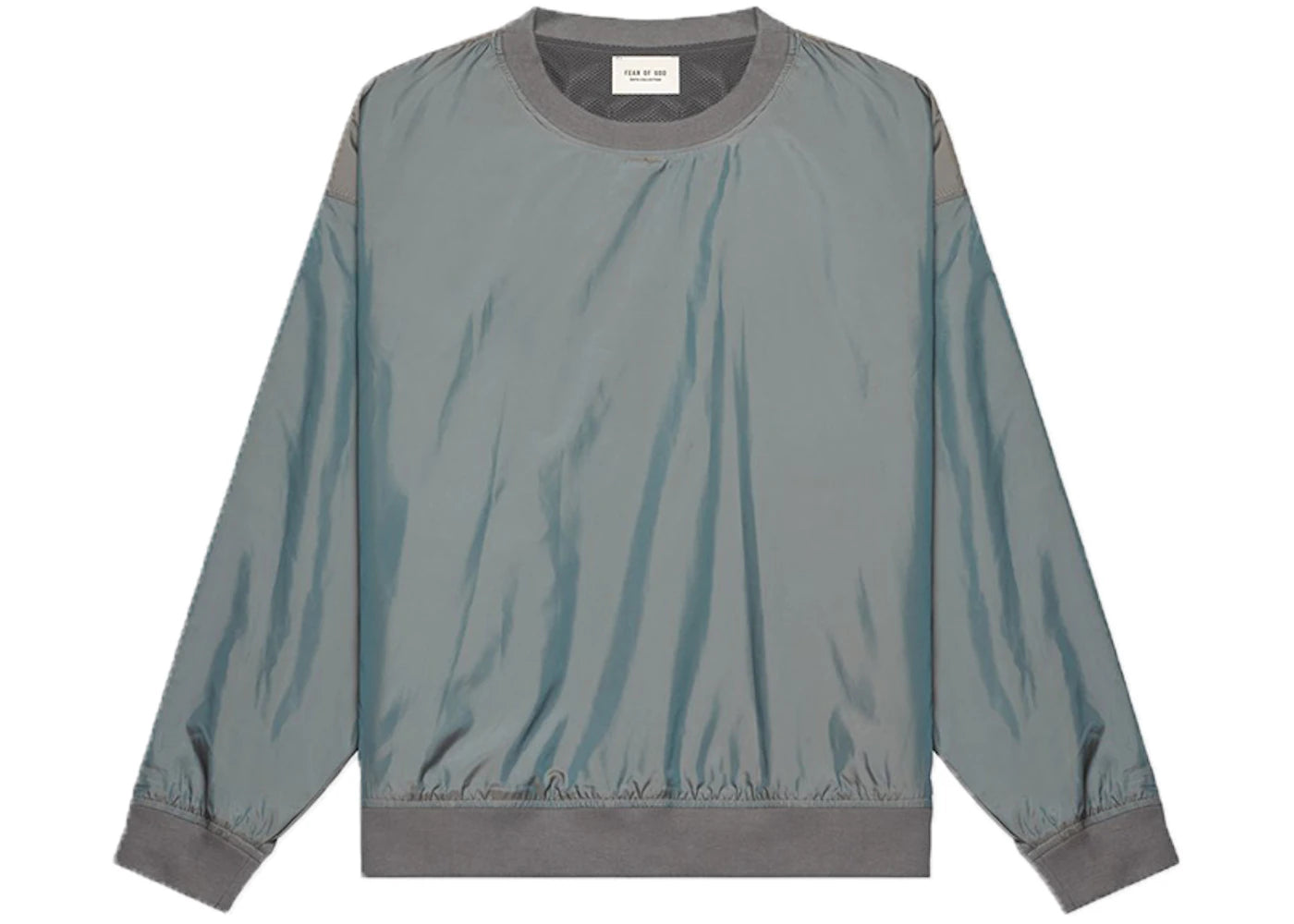 Fear of God Nylon Crewneck Grey Iridescent