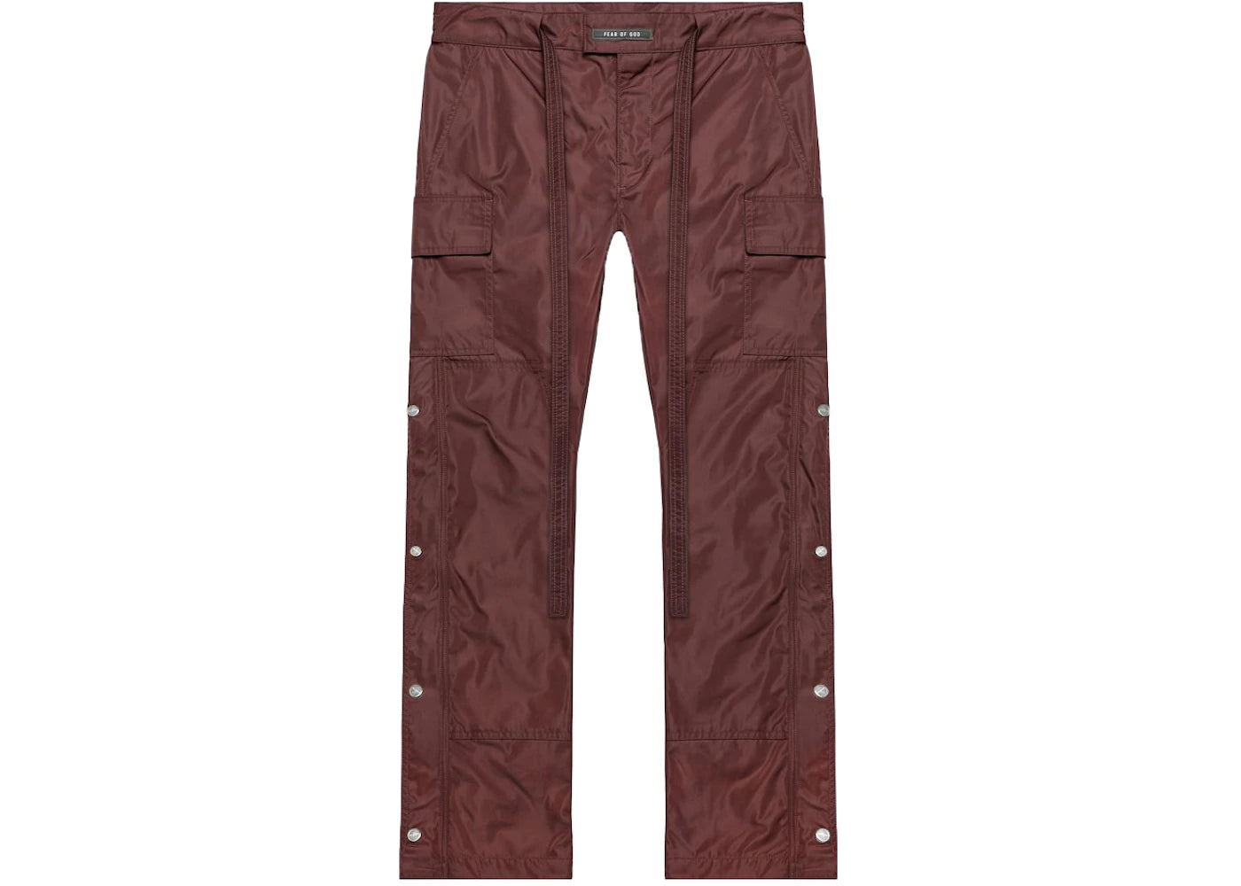 Fear of God Nylon Snap Cargo Pants Merlot