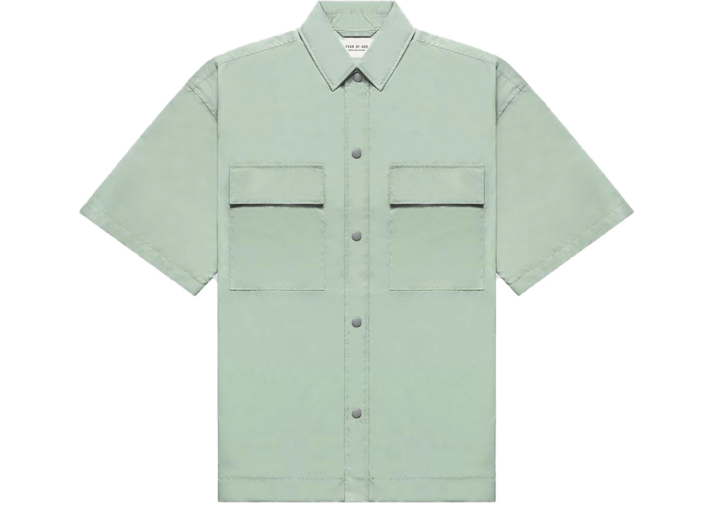 Fear of God Oversized Nylon Shirt Army Iridescent