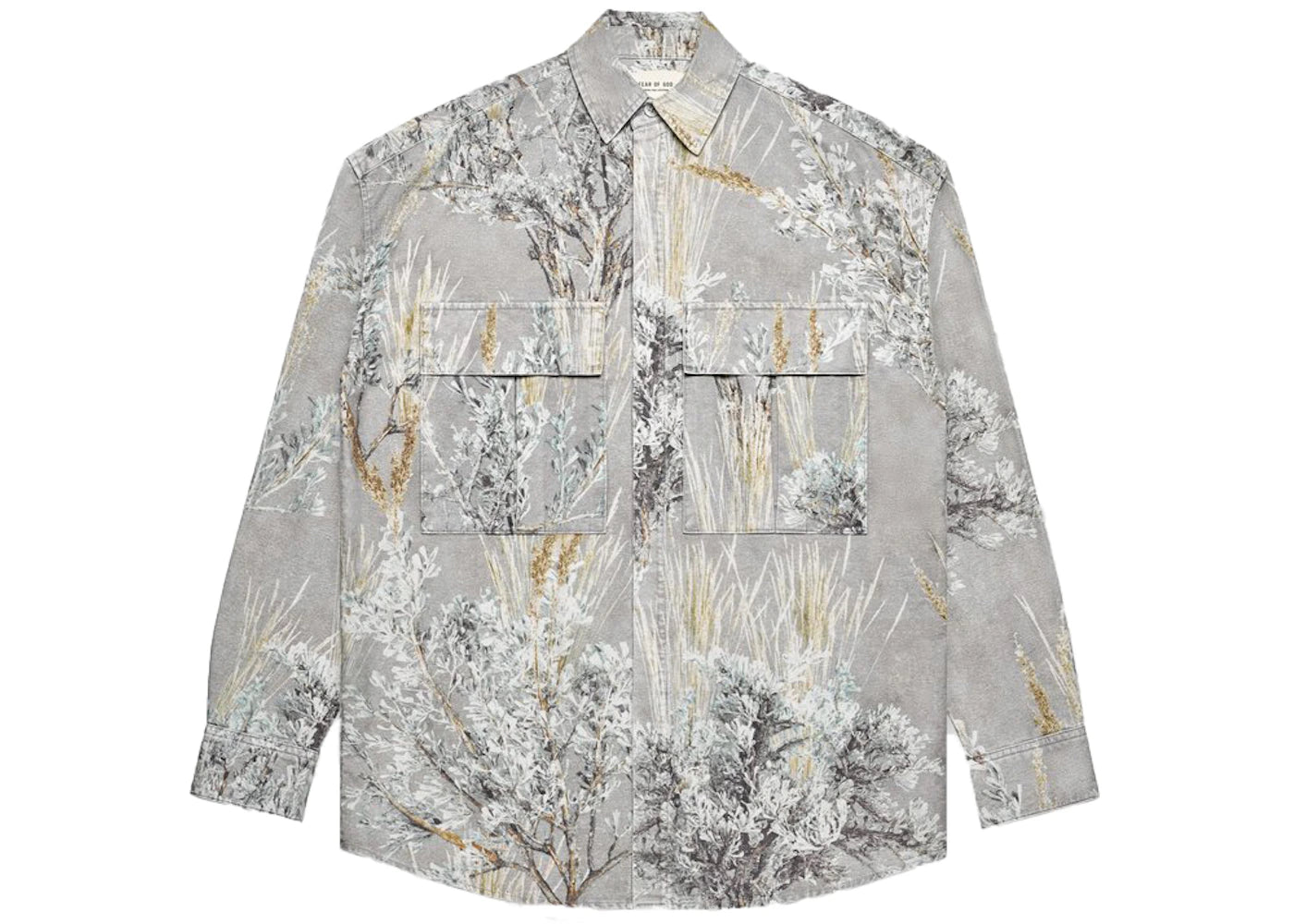 Fear of God Prairie Ghost Camo Long Sleeve Button Up Shirt Prairie Ghost Camo