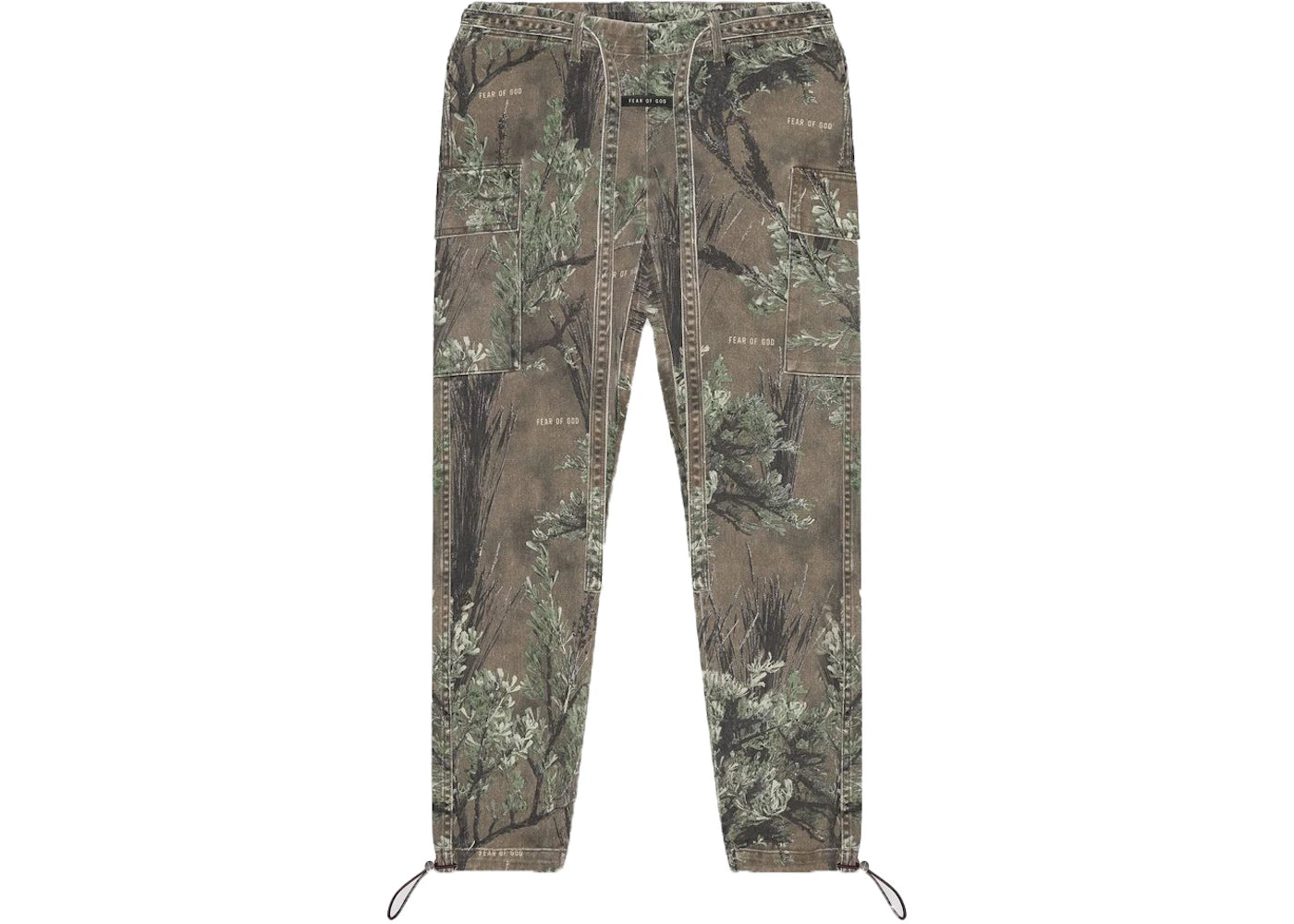 Fear of God Printed Bull Denim Jiu Jitsu Pants Dark Prairie Ghost Camo