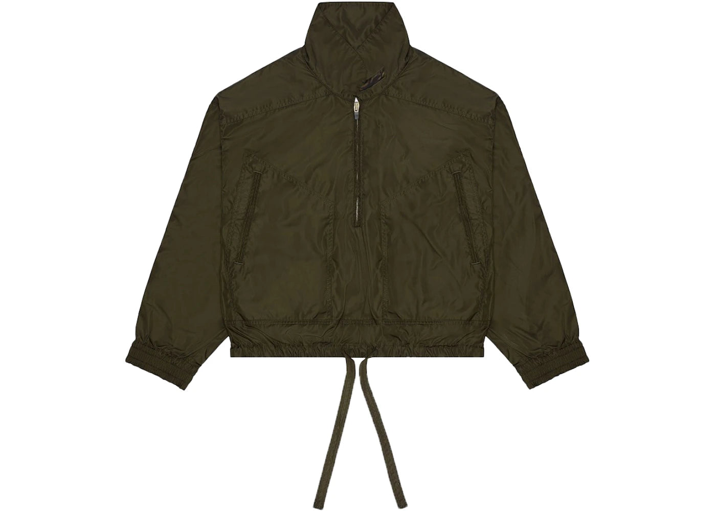 Fear of God Pullover Track Jacket Olive Green