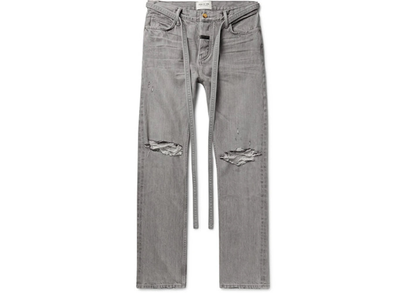 Fear of God Relaxed Fit Denim Jeans God Grey