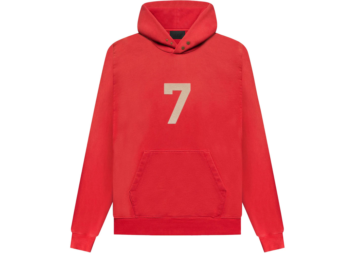 Fear of God Seventh Collection 7 Hoodie Vintage Red