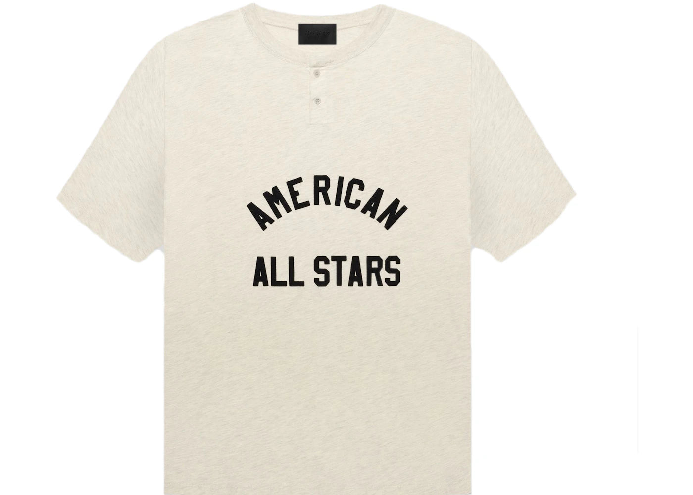 Fear of God Seventh Collection All Star Henley Tee Cream Heather