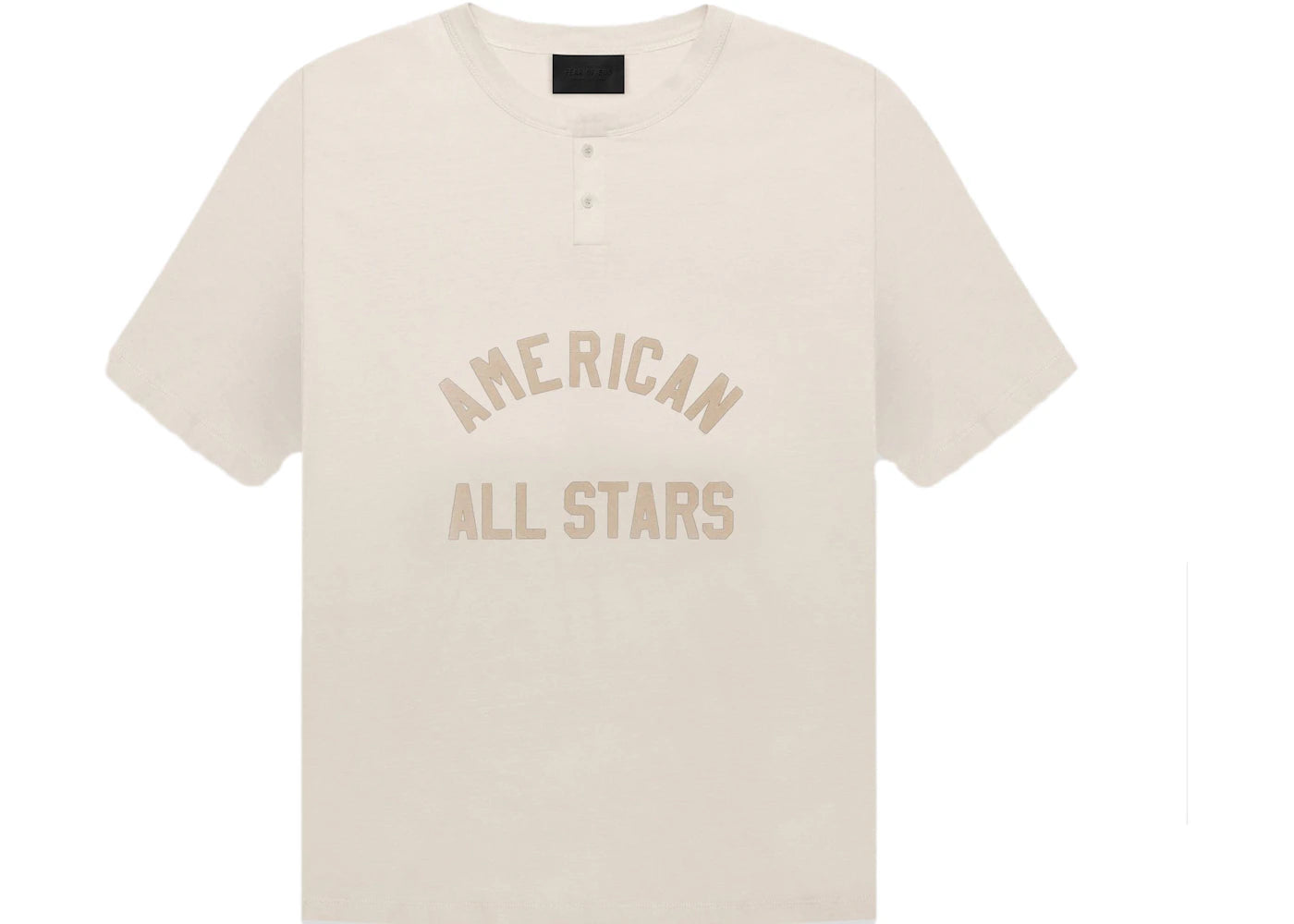 Fear of God Seventh Collection All Star Henley Tee Vintage Concrete White/Stone