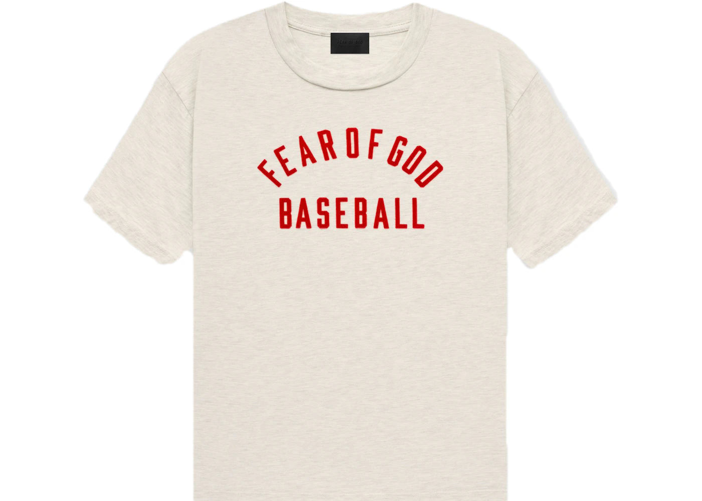 Fear of God Seventh Collection Baseball Tee Cream Heather/Red