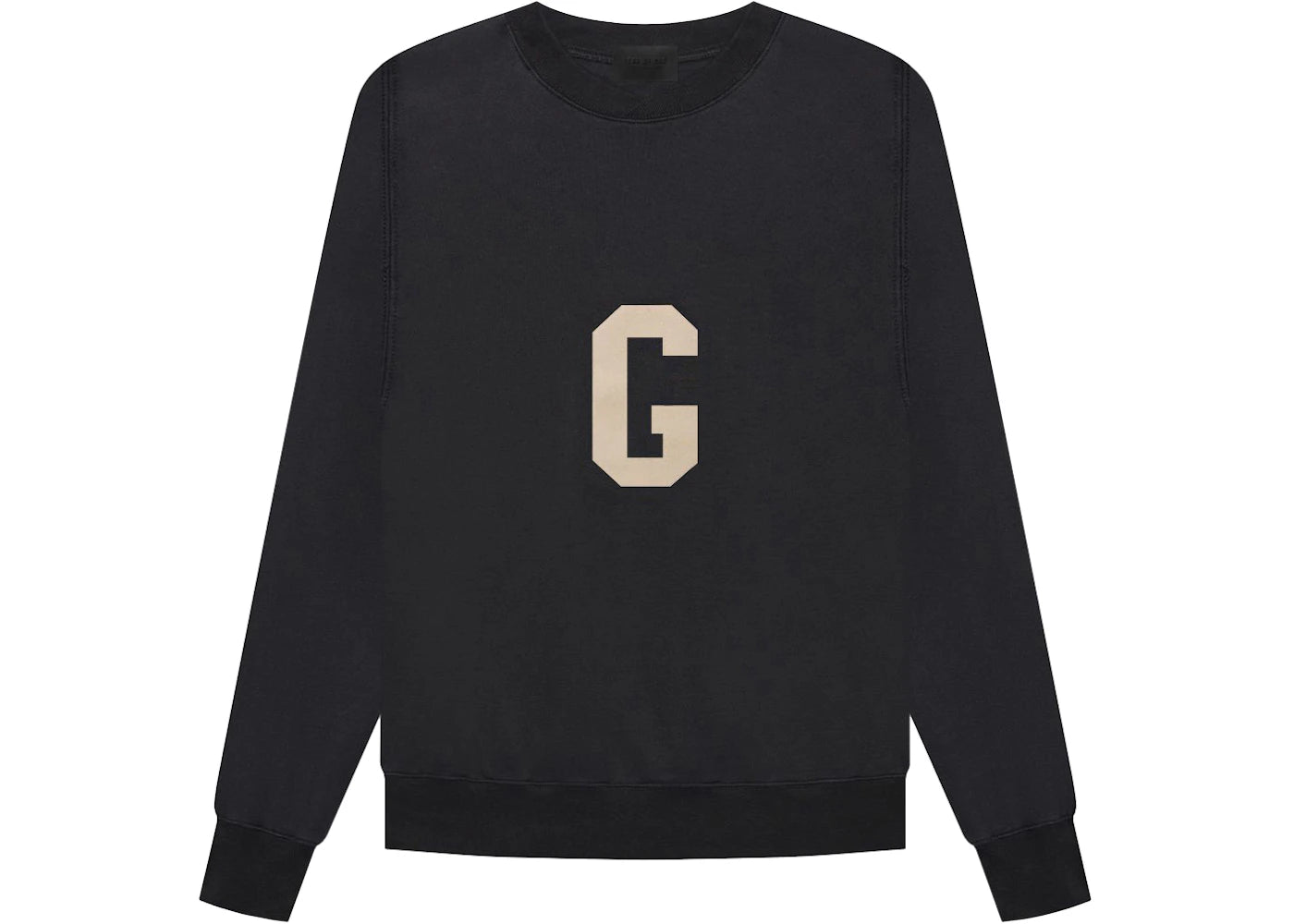 Fear of God Seventh Collection "G" Crewneck Sweatshirt Black