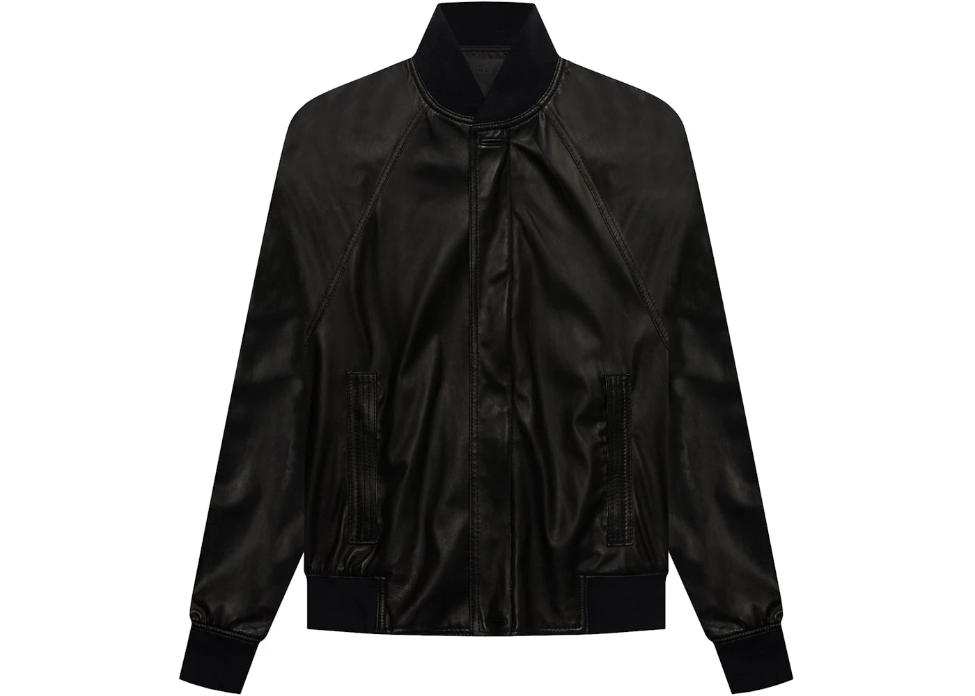 Fear of God Seventh Collection Leather Bomber Black