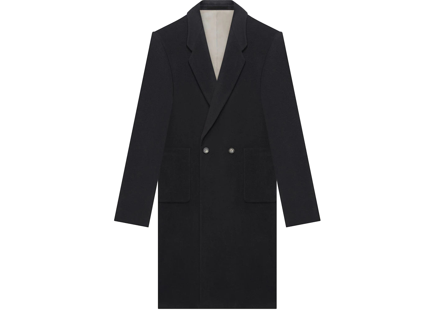 Fear of God Seventh Collection The Overcoat Black