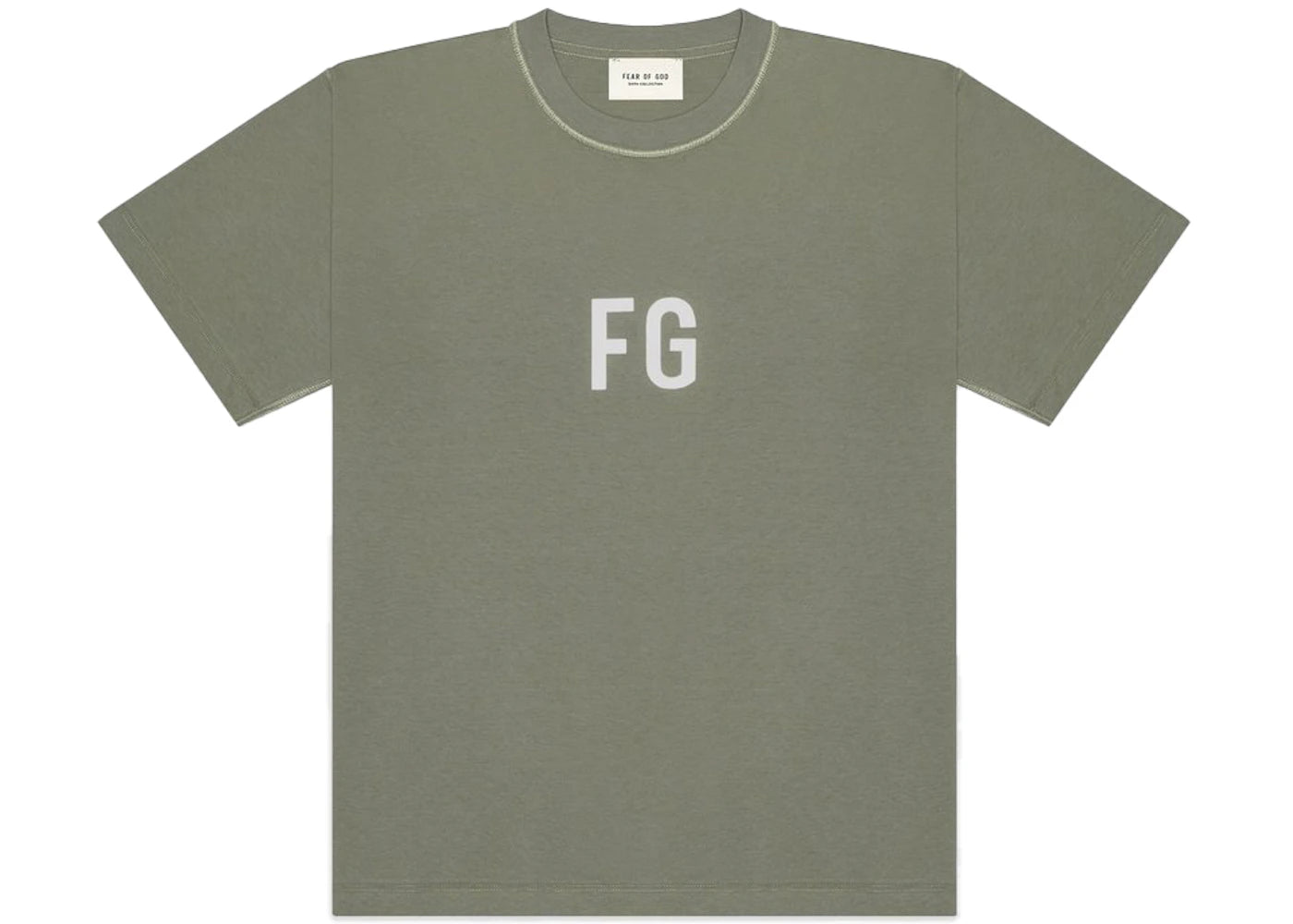 Fear of God Short Sleeve 'FG' 3M Tee Army Green