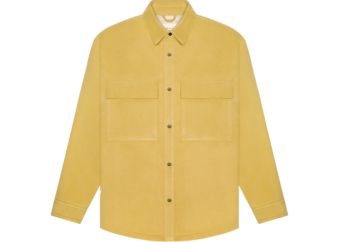 Fear of God Ultrasuede Shirt Jacket Garden Glove Yellow