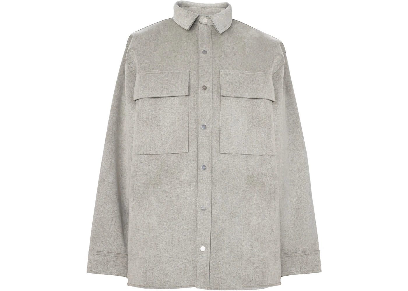 Fear of God Utrasuede Shirt Jacket Heather Grey