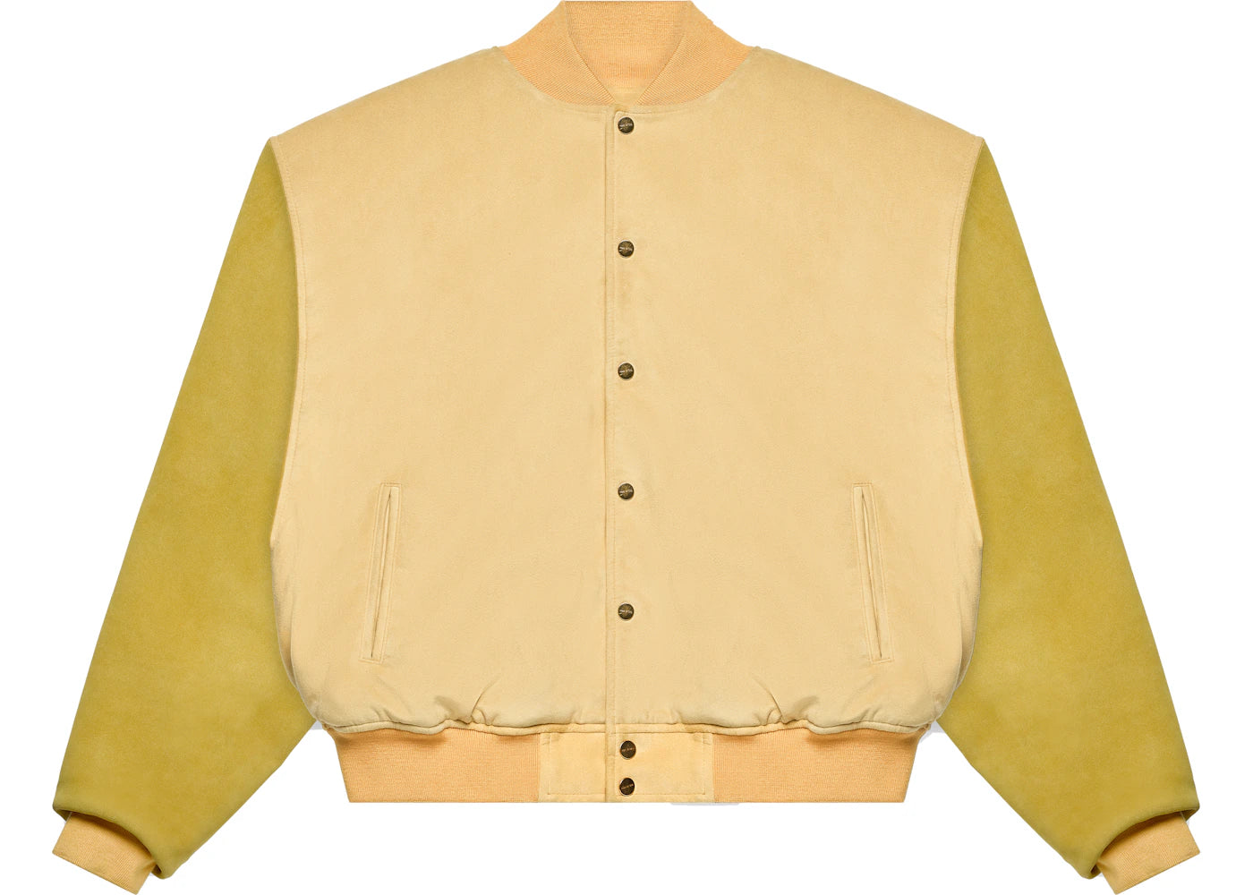 Fear of God Varsity Jacket Garden Glove Yellow