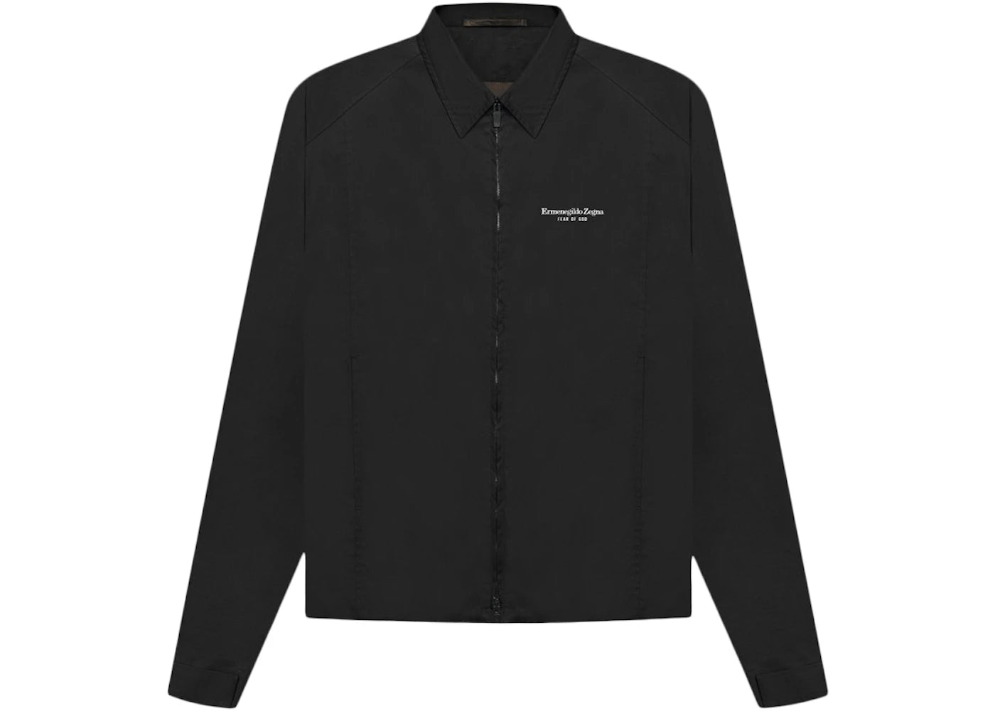 Fear of God x Ermenegildo Zegna Cotton Blend Souvenir Jacket Black