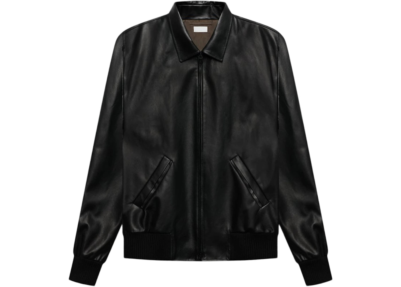 FEAR OF GOD x Ermenegildo Zegna Nappa Leather Bomber Jacket Black