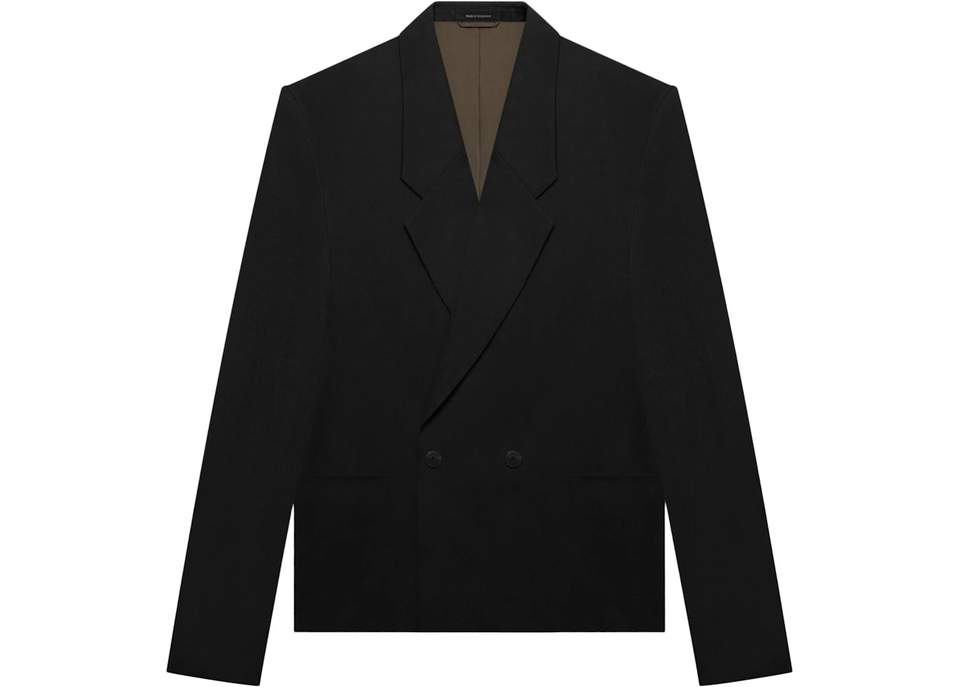 Fear of God x Ermenegildo Zegna Wool Double Breasted Blazer Jacket Black