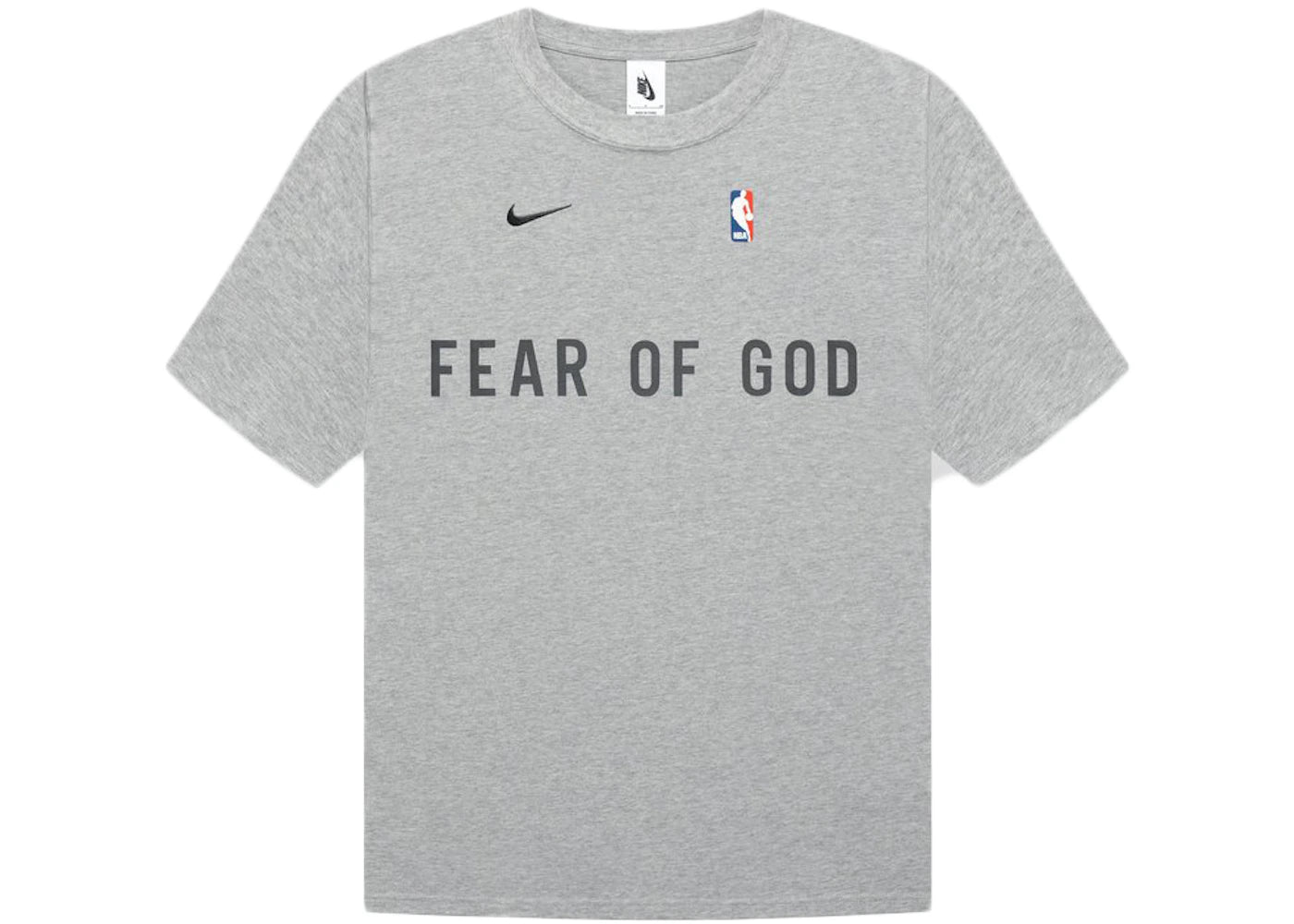 Fear of God x Nike Warm Up T-shirt Dark Heather Grey