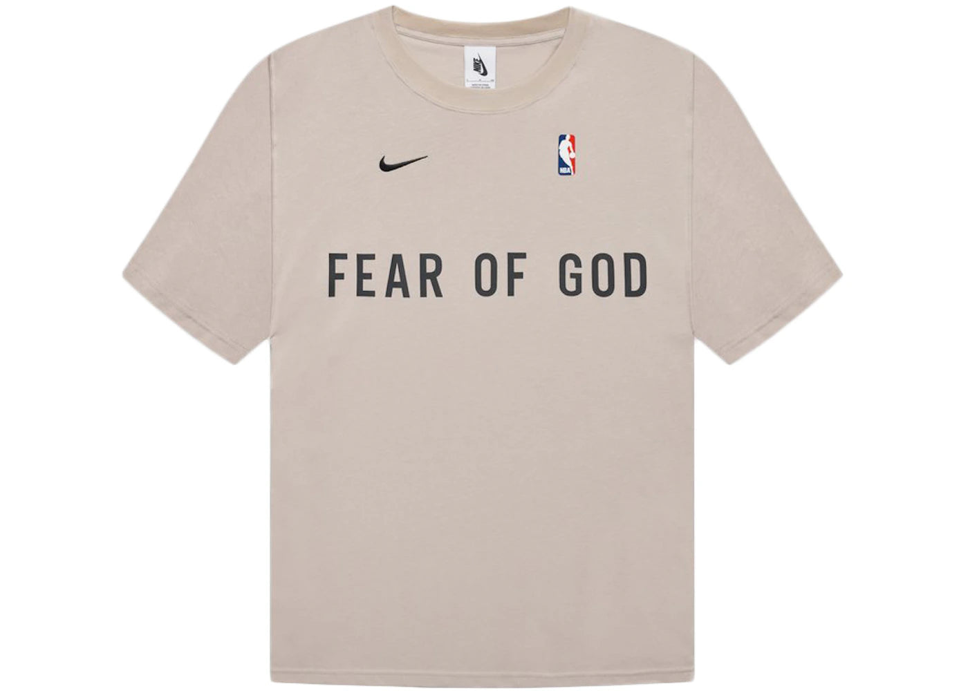 Fear of God x Nike Warm Up T-shirt Oatmeal