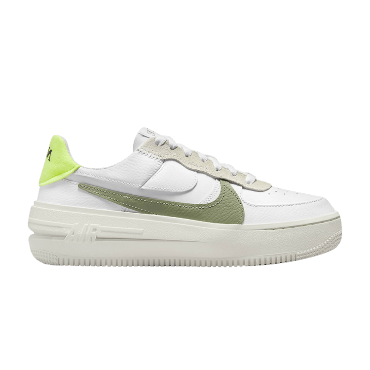 Nike Air Force 1 PLT.AF.ORM White Oil Green (Women's)